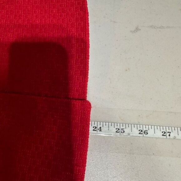 Talbots Women's Petite Notch Lapel Double Breasted Red Blazer Jacket Size 14P‎ - Picture 10 of 11